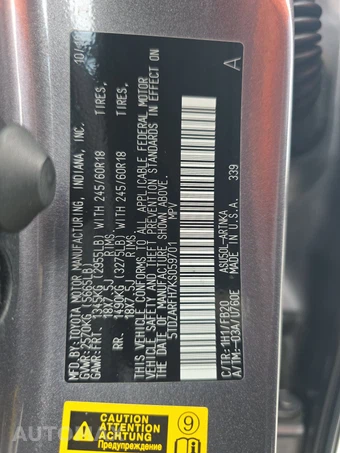 2019 Toyota Highlander LE – miniatura 15