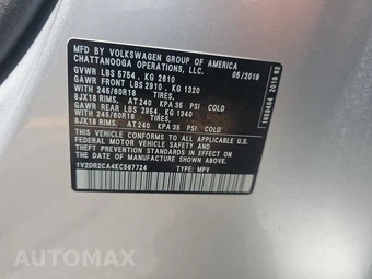 2019 Volkswagen Atlas V6 SE - miniatura 15