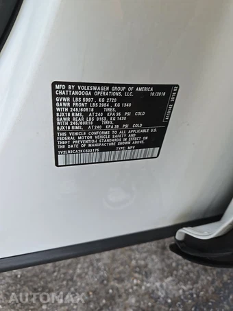 2019 Volkswagen Atlas V6 SE - miniatura 15
