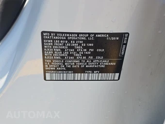 2019 Volkswagen Atlas V6 SE w/Technology - miniatura 15