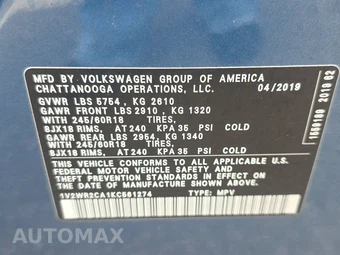 2019 Volkswagen Atlas V6 SE w/Technology - miniatura 15