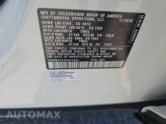 2019 Volkswagen Atlas V6 SE w/Technology - miniatura 15