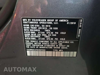 2019 Volkswagen Atlas V6 SE w/Technology - miniatura 5