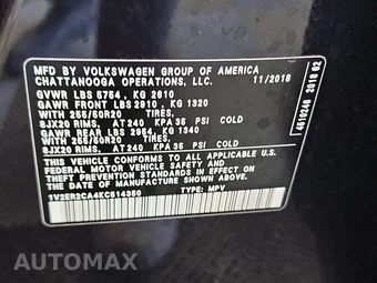 2019 Volkswagen Atlas V6 SEL - miniatura 15