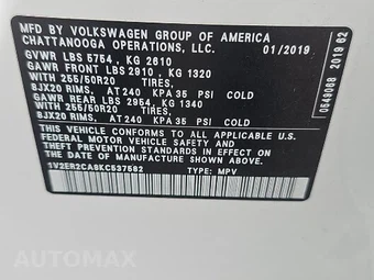 2019 Volkswagen Atlas V6 SEL - miniatura 18