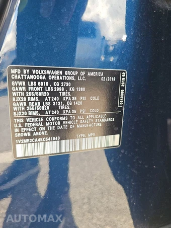 2019 Volkswagen Atlas V6 SEL - miniatura 14