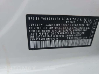 2019 Volkswagen Golf GTI SE Hatchback - miniatura 2