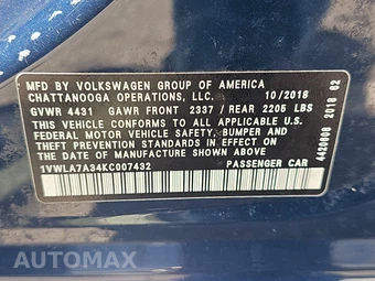 2019 Volkswagen Passat Wolfsburg – miniatura 14
