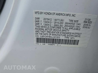 2020 Acura MDX w/Advance Pkg – miniatura 5