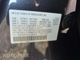 2020 Acura MDX w/Technology Pkg – miniatura 5