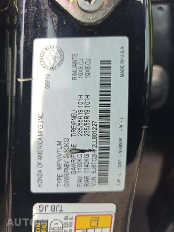 2020 Acura RDX w/Advance Pkg – miniatura 5