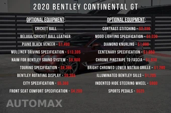 2020 Bentley Continental GT W12 1st Edition - miniatura 5