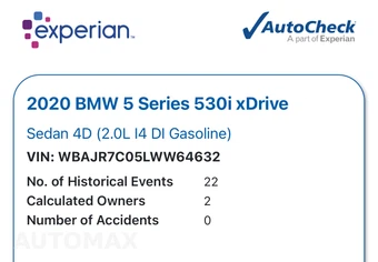 2020 BMW 5 Series Sedan 530i xDrive - miniatura 32
