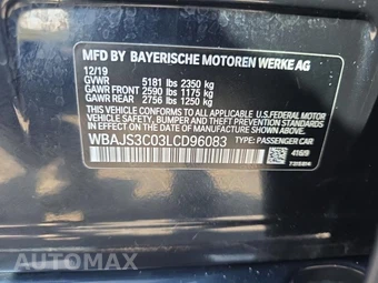 2020 BMW 5 Series Sedan 540i xDrive M SPORT LINE - miniatura 18