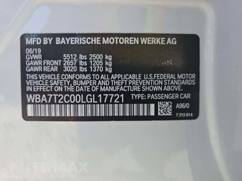 2020 BMW 7 Series Sedan 740i - miniatura 2