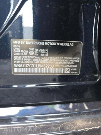 2020 BMW 7 Series Sedan 750i xDrive M SPORT LINE - miniatura 5