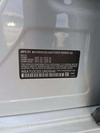 2020 BMW 7 Series Sedan 750i xDrive M SPORT LINE - miniatura 5