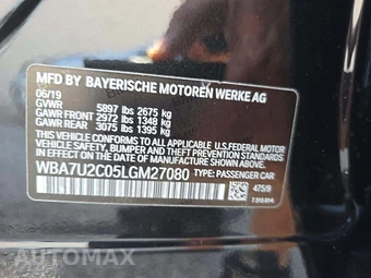 2020 BMW 7 Series Sedan 750i xDrive M SPORT LINE - miniatura 5