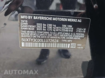 2020 BMW X3 Sports Activity Vehicle sDrive30i - miniatura 2
