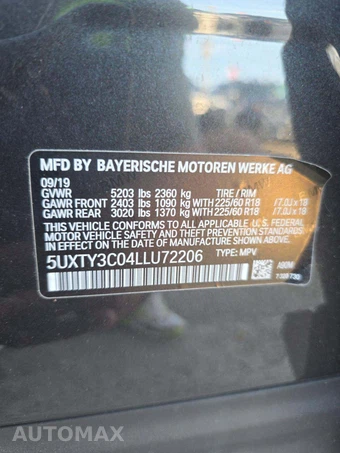 2020 BMW X3 Sports Activity Vehicle sDrive30i – miniatura 2
