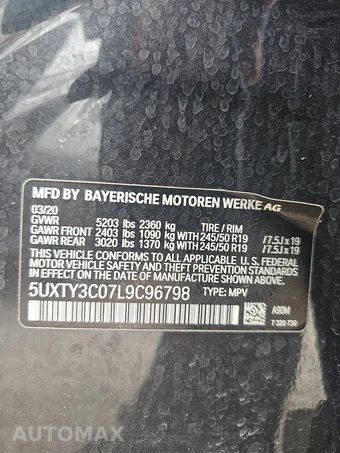 2020 BMW X3 Sports Activity Vehicle sDrive30i - miniatura 14