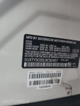 2020 BMW X3 Sports Activity Vehicle sDrive30i LUXURY LINE - miniatura 21