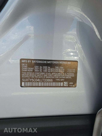 2020 BMW X3 Sports Activity Vehicle xDrive30i - miniatura 2