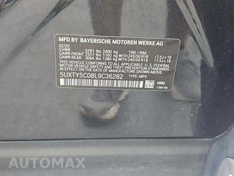 2020 BMW X3 Sports Activity Vehicle xDrive30i - miniatura 2