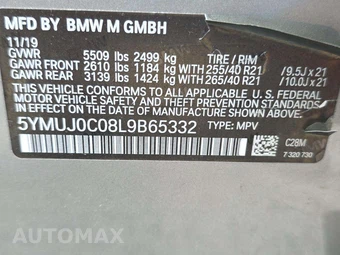 2020 BMW X4 M Sports Activity Vehicle Competition - miniatura 5