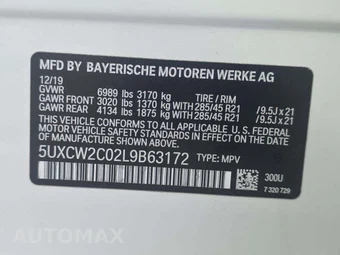 2020 BMW X7 Sports Activity Vehicle xDrive40i - miniatura 5
