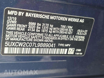 2020 BMW X7 Sports Activity Vehicle xDrive40i - miniatura 5