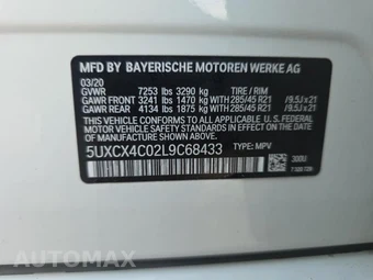 2020 BMW X7 Sports Activity Vehicle xDrive50i - miniatura 19