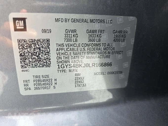 2020 Cadillac Escalade Luxury 1SB - miniatura 5