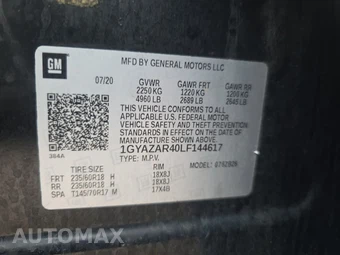 2020 Cadillac XT4 Luxury 1SB – miniatura 14