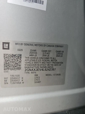 2020 Chevrolet Equinox LT 2FL – miniatura 14