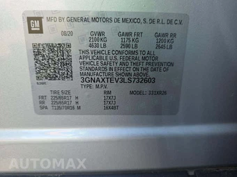 2020 Chevrolet Equinox LT 2FL - miniatura 2