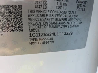 2020 Chevrolet Impala LT 1LT – miniatura 11