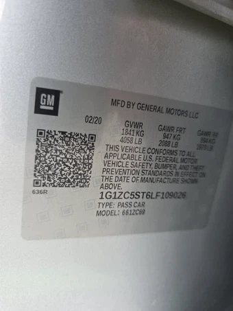 2020 Chevrolet Malibu LS 1FL - miniatura 14