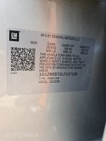 2020 Chevrolet Malibu LS 1LS – miniatura 14