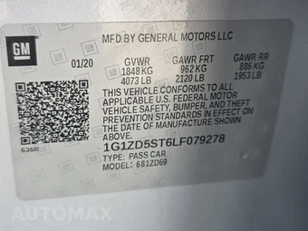 2020 Chevrolet Malibu LT 1LT – miniatura 14