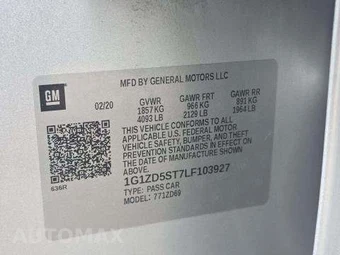 2020 Chevrolet Malibu LT 1LT - miniatura 5