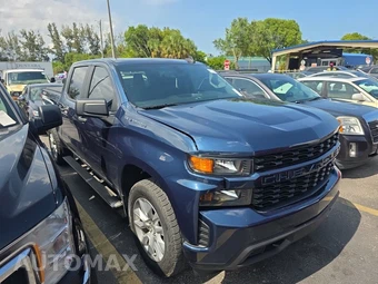2020 Chevrolet Silverado 1500 Custom Crew Cab Short Bed 1CX - miniatura 3
