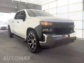 2020 Chevrolet Silverado 1500 Custom Crew Cab Short Bed 1CX - miniatura 3