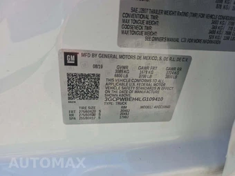 2020 Chevrolet Silverado 1500 Custom Crew Cab Short Bed 1CX - miniatura 5