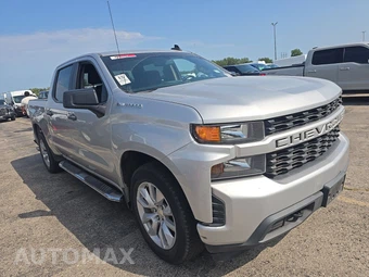 2020 Chevrolet Silverado 1500 Custom Crew Cab Short Bed 1CX - miniatura 3