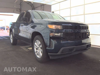 2020 Chevrolet Silverado 1500 Custom Crew Cab Short Bed 1CX - miniatura 3