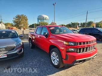 2020 Chevrolet Silverado 1500 Custom Crew Cab Short Bed 1CX - miniatura 3