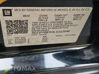 2020 Chevrolet Silverado 1500 Custom Crew Cab Short Bed 1CX - miniatura 14