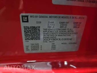 2020 Chevrolet Silverado 1500 Custom Crew Cab Short Bed 1CX - miniatura 5