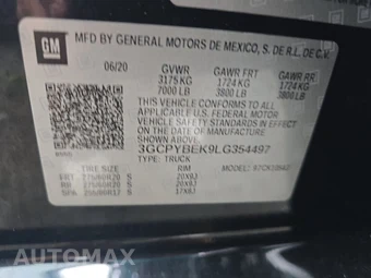 2020 Chevrolet Silverado 1500 Custom Crew Cab Short Bed 1CX - miniatura 14